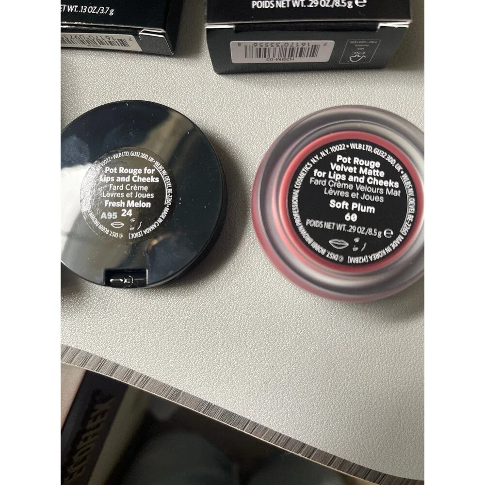 Bobbi Brown Lip/Cheek Bundle - Pot Rouge Velvet Matte (x2) & Luxe Lipstick